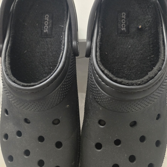 Crocs Men's Black Clogs Size 14 - Picture 2 of 4